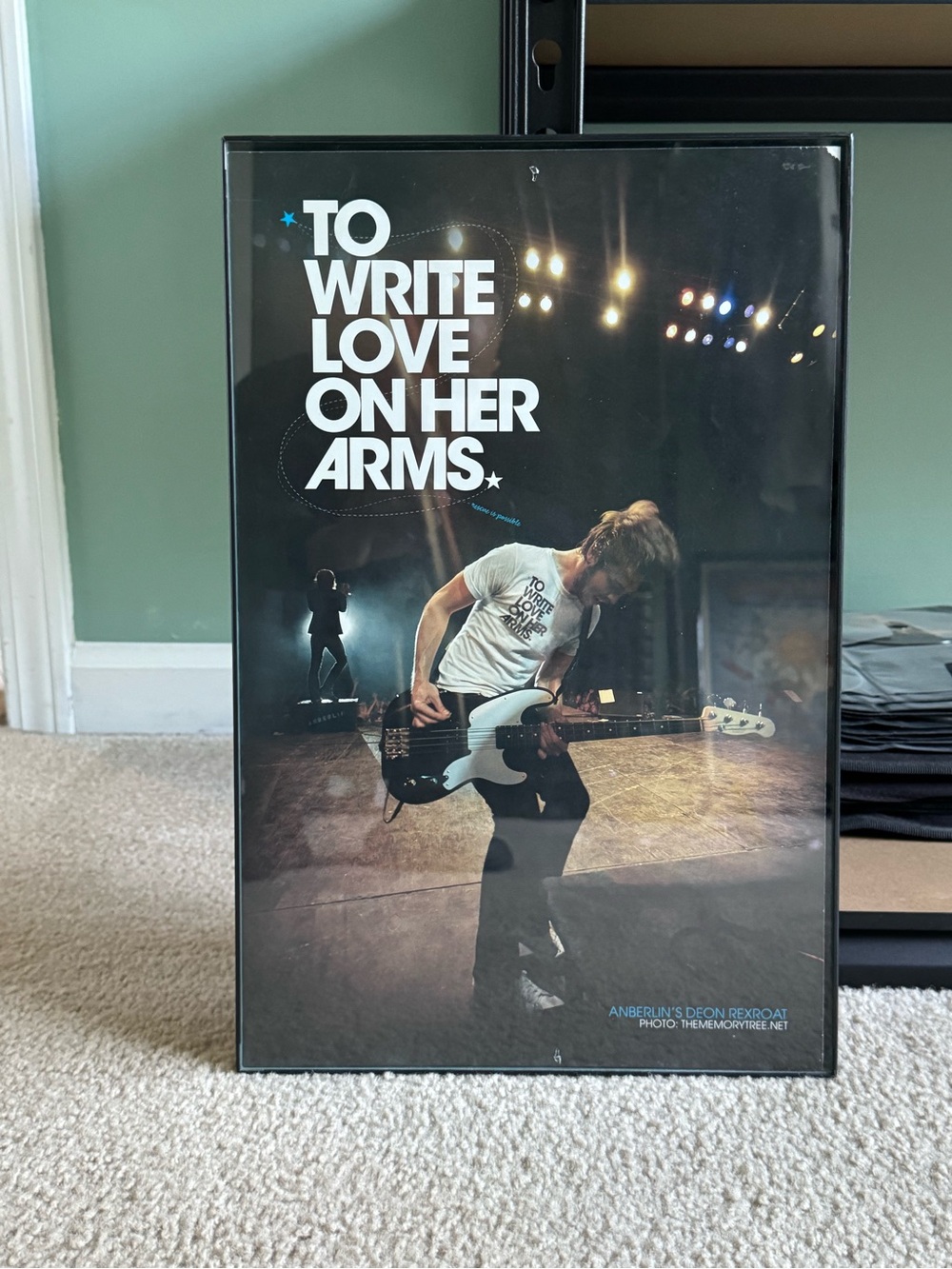 To Write Love On Her Arms Black Concert Poster